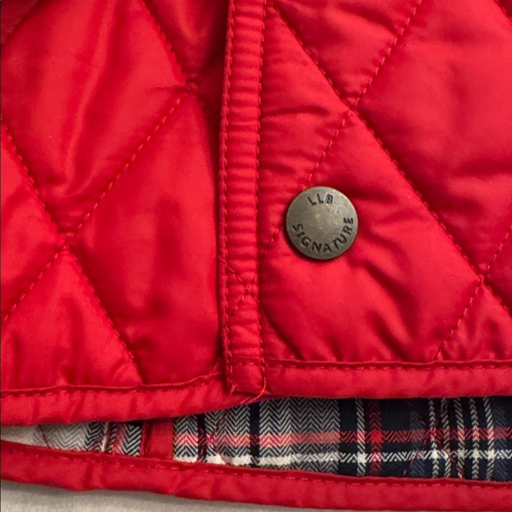 Amazing condition! L.L. Bean Signature Quilted Jacket, sz 14 - Picture 10 of 14
